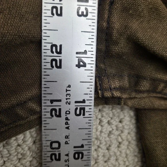 VTG 90s Carhartt WU142 Five-Pocket Pants Mens‎ Brown 44x34 USA MADE UNION